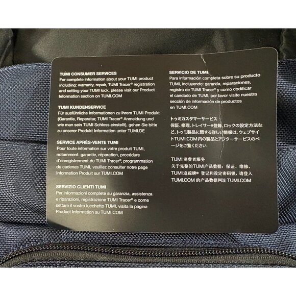 Tumi Fremont KERBY 9.5” Sling Crossbody Bag color NAVY BLUE NWT mspr $295 - Picture 13 of 15